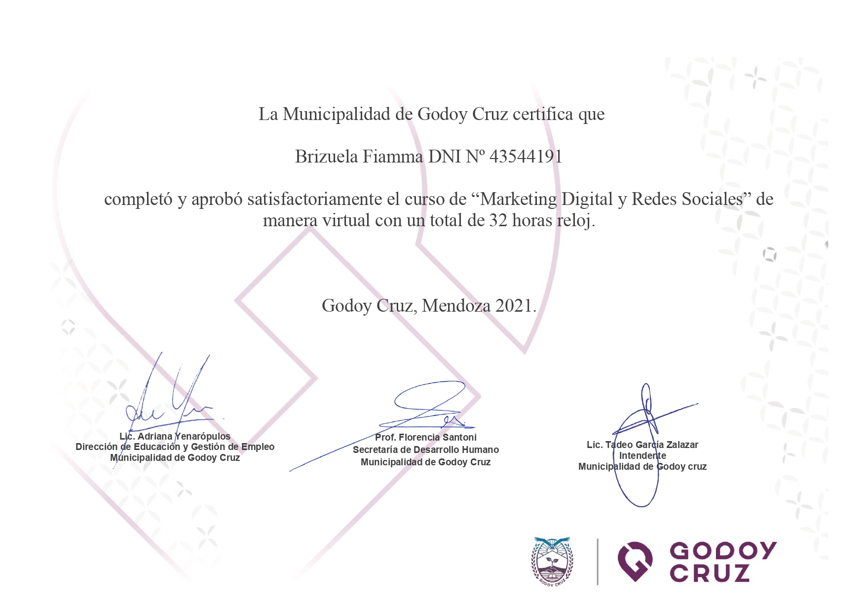 Certificado de Marketing Digital